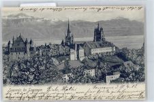 1000 Lausanne Losanna Künstlerkarte AKU2