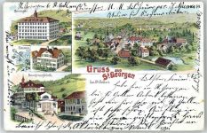 9000 St. Georgen 1899 Lithographie Maschinenfabrik Spinnerei