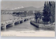 1200 Genève Genf - Brücke, Mont Blanc AKU1