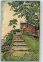 4116 Metzerlen Künstlerkarte Beobachtungsstand