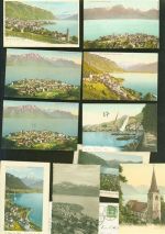 1820 Montreux Kleinposten bis 20 Lot mit 18 AK