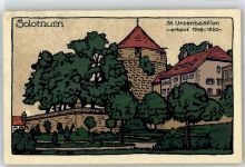 4500 Solothurn Soleure Künstlersteindruck St. Ursenbastion