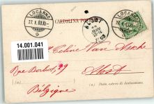 6600 Locarno 1903 Foto AK Hotel Reber Muralto