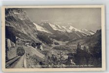 3716 Kandergrund Bunderbach - Lötschbergbahn Kandertal Felsenburg Alpen