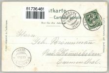 3322 Urtenen-Schönbühl 1901 Lithographie Giesserei Grauholz Denkmal Station Gasthaus