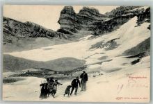3823 Eigergletscher 1904 Winter Eigergletscher