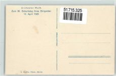 3000 Bern Berne 1926 - Orchester Muth Zum 80. Geburtstag ihres Dirigenten