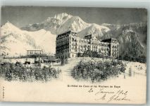 1844 Rochers-de-Naye Montreux 1902 Winter Hotel de Caux