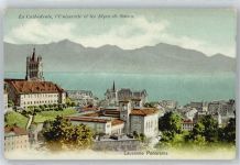 1000 Lausanne Losanna - Panorama Kirche Universität AKU2