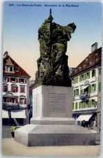 2300 La Chaux-de-Fonds - Denkmal de la Republique