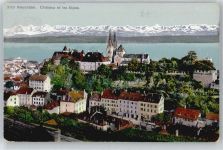 2000 Neuchâtel Neuenburg - Panorama Schloss AKU1