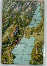 2000 Neuchâtel Neuenburg 1915 Foto AK Vogelschau Bahnpost Zug 3193