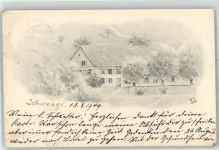 4438 Langenbruck Künstlerkarte Ort lt. Stempel sign. H.I. 1904