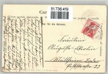 4438 Langenbruck Künstlerkarte Ort lt. Stempel sign. H.I. 1904