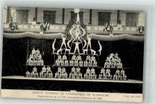 1200 Genève Genf 1907 Foto AK Turnfest 1908