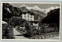 3812 Wilderswil Foto AK Feldpost San. IV/3 Kurhaus Hotel Belmont