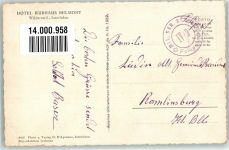 3812 Wilderswil Foto AK Feldpost San. IV/3 Kurhaus Hotel Belmont