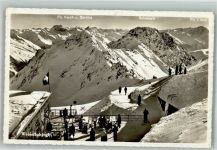 Weissfluhjoch 1940 Winter Gasthaus Berghaus Weissfluhjoch