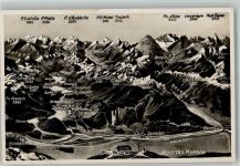 Muottas Muragl Foto AK Vogelschau