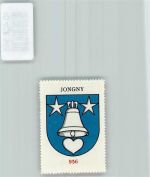 1805 Jongny - Vignette Wappen Kaffee Hag ca 1920-1940 Glocke Herz Stern