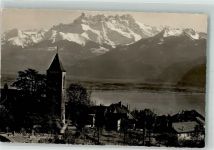 1806 St-Légier-La Chiésaz 1947 Foto AK Kirche