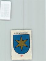 8942 Oberrieden - Vignette Wappen Kaffee Hag 1920-1940