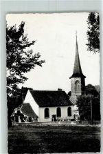 1722 Bourguillon - Kirche mit Friedhof