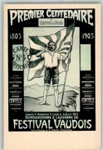 1261 Le Vaud 1903 - Premier Centenaire Festival Vaudois 1803- 1903