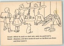 9436 Balgach - Bauarebiter und Anneli und Hansli Ort lt. Stempel