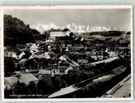 3177 Laupen BE Gebrauchsspuren Laupen und die Alpen