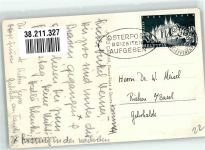 7205 Zizers 1948 Foto AK Kirche St. Johann Stift