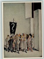 4000 Basel Bâle 1935 Künstlerkarte XXV Sängerfest 1935 - Szene aus dem Festspiel "Mutterland"