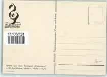 4000 Basel Bâle 1935 Künstlerkarte XXV Sängerfest 1935 - Szene aus dem Festspiel "Mutterland"