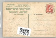 1908 Prägedruck Frau