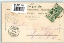 8135 Sihlwald 1900 Lithographie Gasthaus Brücke Forsthaus Holzsägerei Bahnhof Verlag Künzli Nr 1877