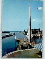 4000 Basel Bâle - Dreiländerecke Grenze Rheinhafen