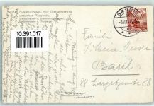 3952 Susten 1948 - Sustenstrasse der Gletscherrank untenher Passhöhe Steingletscher und Steinlimmigletscher Gwächtenhorn und Tierberge