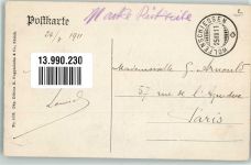 6386 Wolfenschiessen 1911 Foto AK Bauernhaus Buochserhorn Briefmarke Bildseite