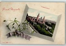 8000 Zürich 1906 Gebrauchsspuren Tonhalle Neujahr