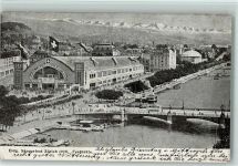 1905 - Sängerfest 1905, Festhütte , Straßenbahn AK