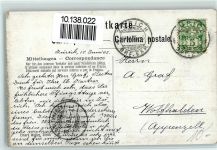 1905 - Sängerfest 1905, Festhütte , Straßenbahn AK