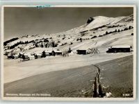 7134 Obersaxen Meierhof - Obersaxen Misanenga mit Piz Mundaun Winteraufnahme