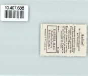 8355 Aadorf - Vignette Wappen Kaffee Hag 1920-1940 Pflugeisen Rebmesser