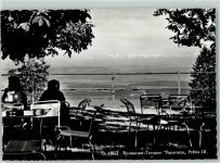 2515 Prêles Gebrauchsspuren Gasthaus Terrasse Panorama