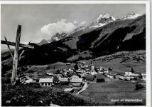 7165 Breil Brigels - Gesamtansicht, Kreuz, Brigelserhörner