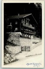 Kipp Waldheim Foto AK Ort handschriftlich Chalet Waldheim