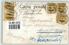 2105 Travers 1908 Gebrauchsspuren Le Haut de la Tour Altitude Pferdefuhrwerk