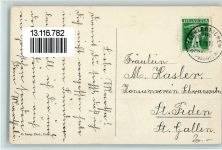 7064 Tschiertschen - Weisshorn Platenhorn Alpstein Ort lt. Stempel