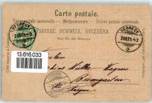 9442 Berneck 1901 Lithographie Ruine Rosenburg Neugasse Kirche