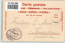 6162 Entlebuch 1998 BOAKC Hotel Eintracht Lithographie